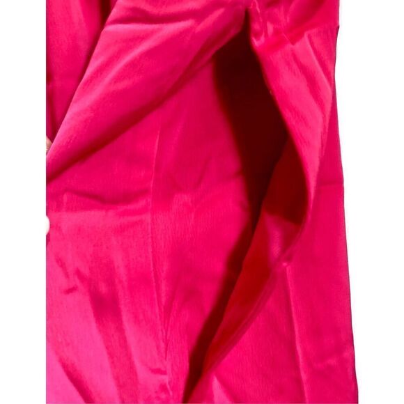 NINA PARKER - L Sz 4X NWT Plus Size Pleated Satin Palazzo Pants in Pink Yarrow. - Picture 13 of 16